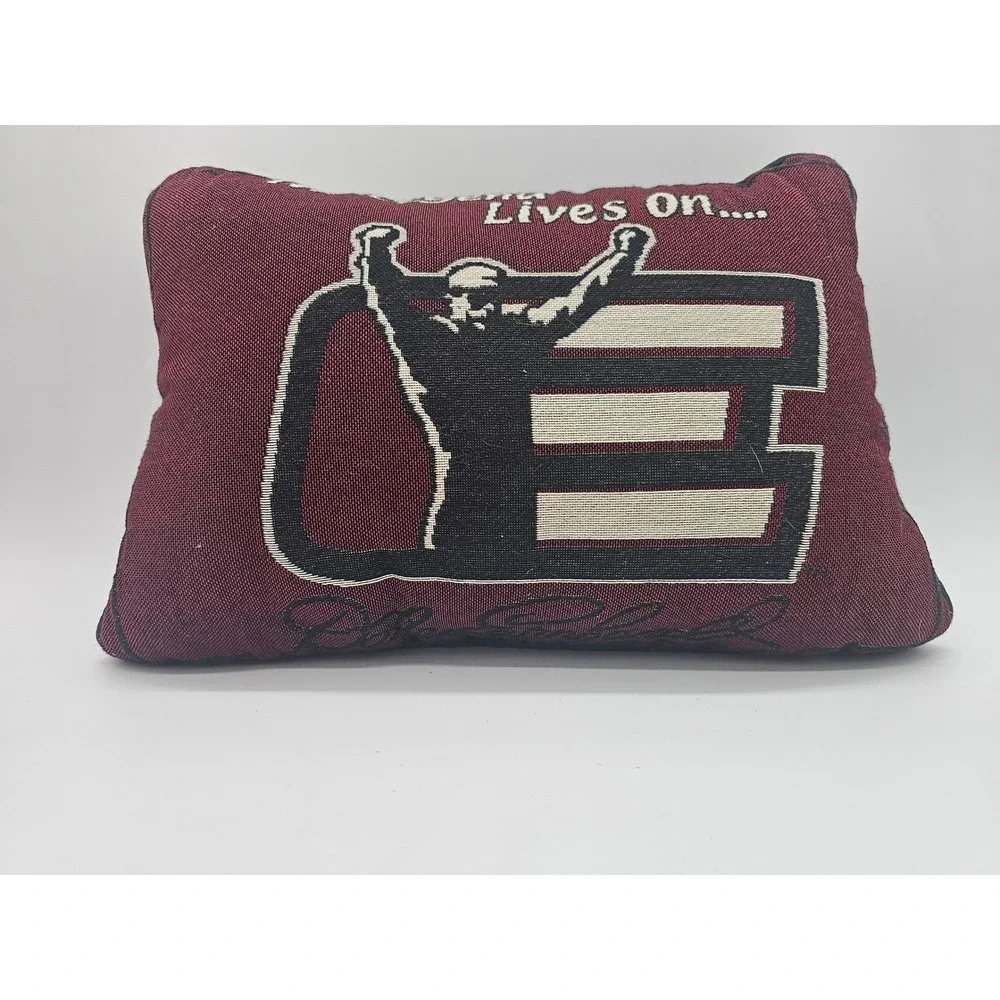 Dale Earnhardt Sr #3 The Legend Lives On Decorative Tapestry Throw Pillow
